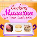 Cooking Macaron Ice Cream Sandwiches